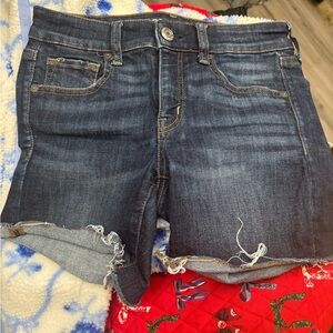 Denim Blue Women's Shorts American Eagle